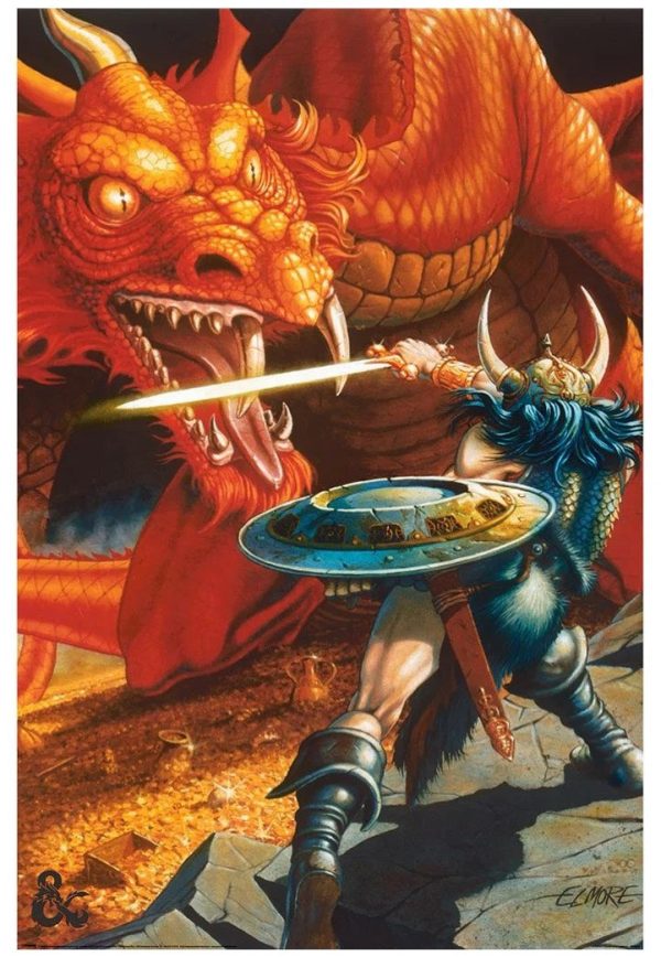 Dungeons & Dragons - Classic Red Dragon Battle Maxi - Poster on Sale