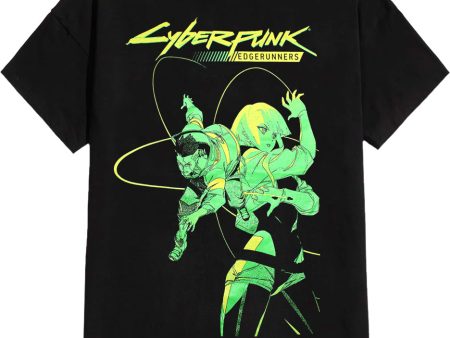 Cyberpunk: Edgerunners - David And Lucy Graphic - T-Shirt Sale