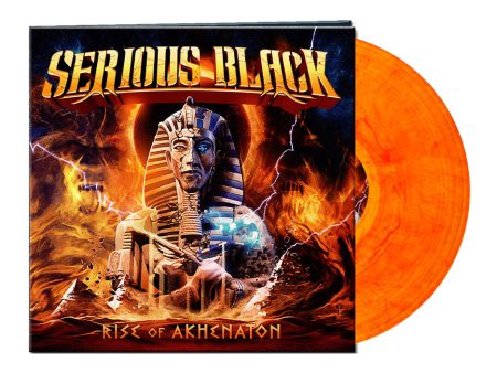 Serious Black - Rise Of Akhenaton Ltd. Red Orange - Marbled Vinyl For Sale