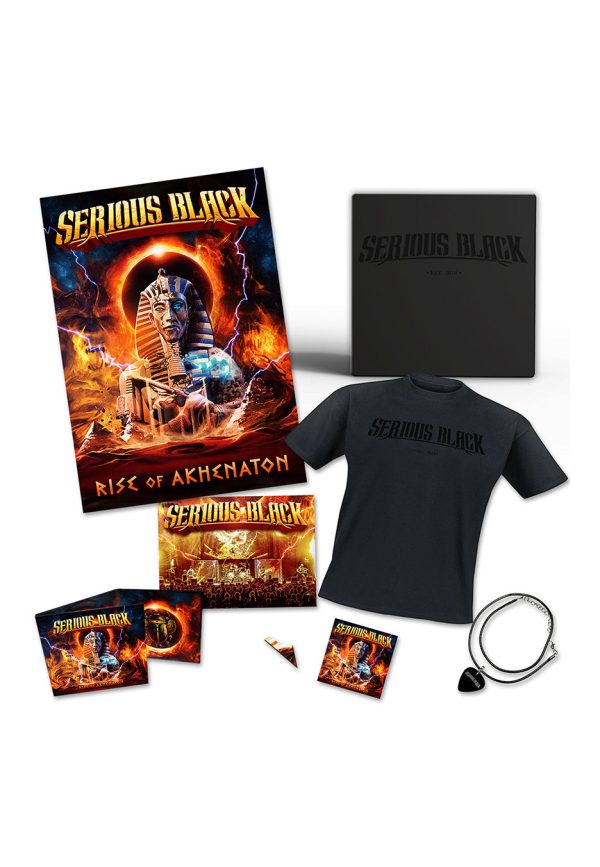 Serious Black - Rise Of Akhenaton Ltd. Box L - CD Boxset on Sale