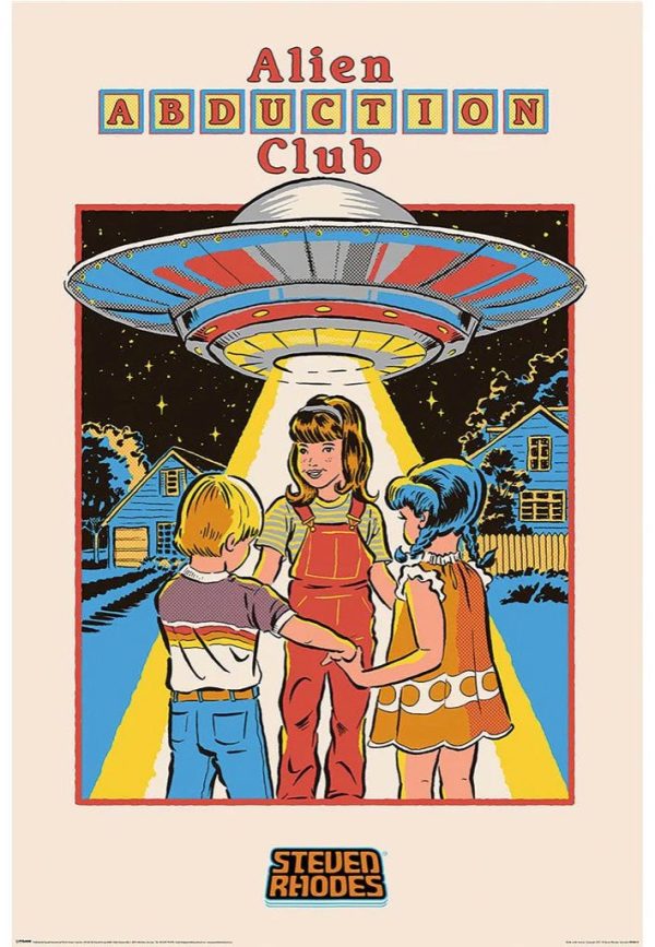 Steven Rhodes - Alien Abduction Club Maxi - Poster Online