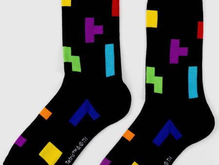 Tetris - Tetriminos Pattern - Socks Online