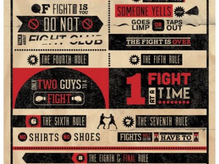 Fight Club - Infographic - Poster Discount