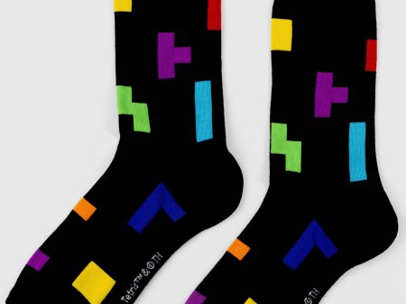 Tetris - Tetriminos Pattern - Socks Discount