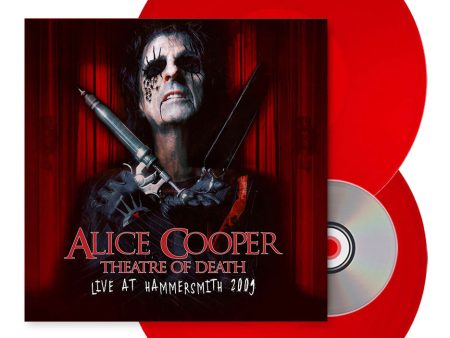 Alice Cooper - Theatre Of Death (Live At Hammersmith 2009) Ltd. Red - Colored 2 Vinyl + DVD Online Sale