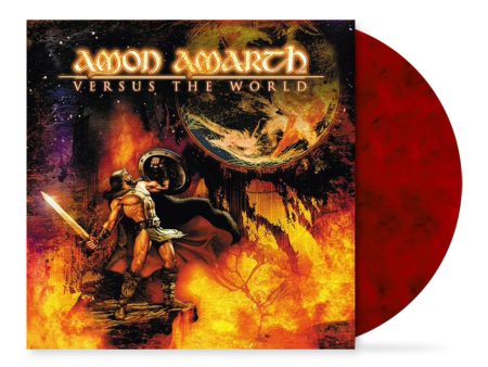 Amon Amarth - Versus The World Crimson Red - Marbled Vinyl Hot on Sale