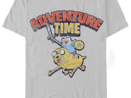 Adventure Time - Washed Heather Grey - T-Shirt Sale