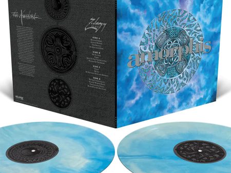 Amorphis - Elegy Ltd. Blue & White Galaxy - Colored 2 Vinyl Online Sale