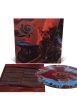 16 - Drop Out Ltd. Cyan Blue Blood Red w  Cyan Blue Blood Red Black - Splattered Vinyl Supply