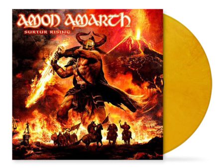 Amon Amarth - Surtur Rising Sun Yellow - Marbled Vinyl Online Sale